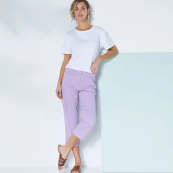 Broek<Blancheporte Rechte 7/8-broek met stretch parma
