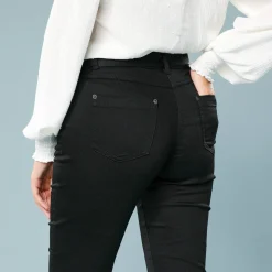 Broek<Blancheporte Rechte broek, speciaal voor kleine lengtes zwart