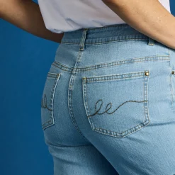 Jeans<Blancheporte Rechte cargobroek bleached