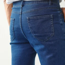 Jeans<Blancheporte Rechte jeans met 5 zakken, ultrastretch denim - L32 stone
