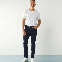 Jeans<Blancheporte Rechte jeans met 5 zakken, ultrastretch denim - L28 dark blue