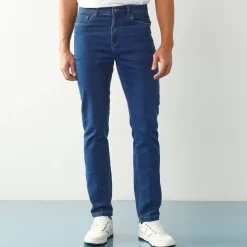 Jeans<Blancheporte Rechte jeans met 5 zakken, ultrastretch denim - L30 stone