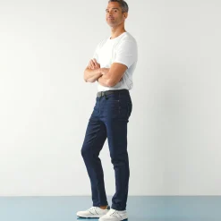 Jeans<Blancheporte Rechte jeans met 5 zakken, ultrastretch denim - L32 dark blue