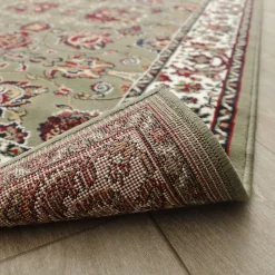 Tapijt<Blancheporte Rechthoekig tapijtje met Perzisch motief groen