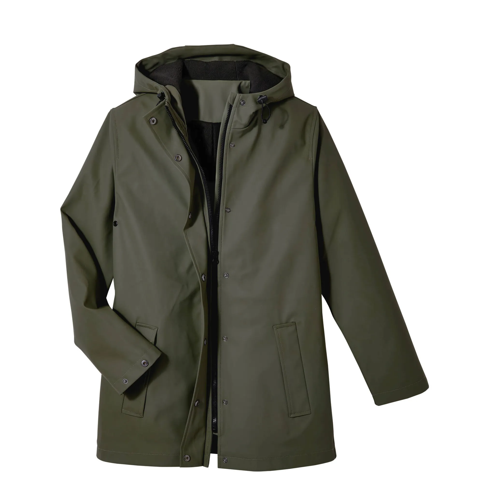 Parka En Donsjas<Blancheporte Regenjas in toile cirée van gerecycleerd polyester(**) kaki