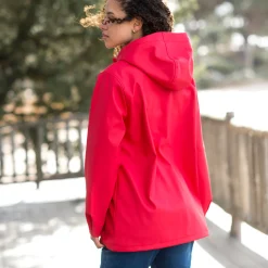 Parka En Donsjas<Blancheporte Regenjas in toile cirée van gerecycleerd polyester(**) rood
