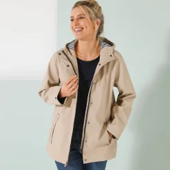 Jas En Mantel<Blancheporte Regenjas met kap beige