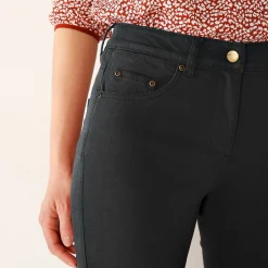 Broek<Colors&Co Rekbare 7/8-broek met nauwsluitend model zwart
