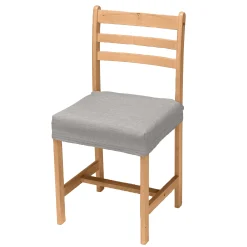 Stoelhoes<Blancheporte Rekbare, effen stoelhoes - integrale hoes of enkel zitting parelgrijs