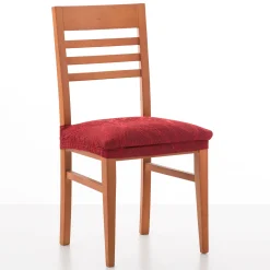 Stoelhoes<Blancheporte Rekbare stoelhoes met jacquardmotief - set van 2 rood