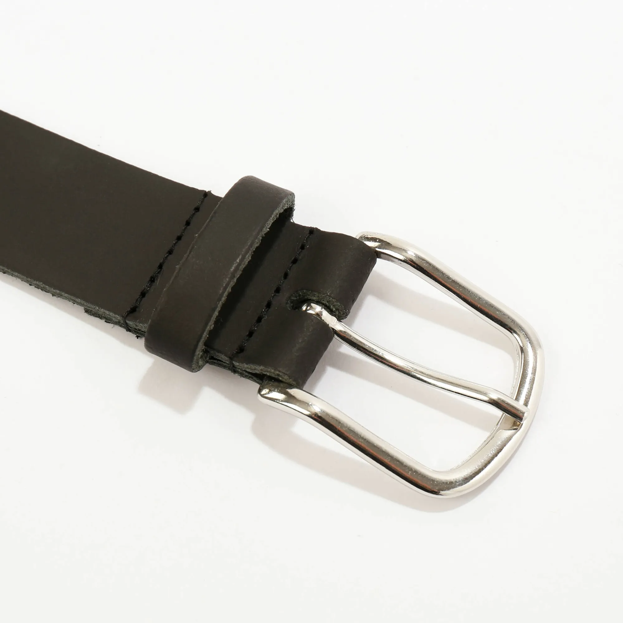 Feestoutfits Heren|Accessoires<Blancheporte Riem in plantaardig gelooid splitleer zwart
