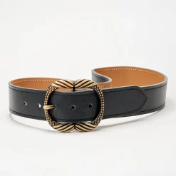 Sieraden En Feestaccessoires|Accessoires En Juwelen<Blancheporte Riem met goudkleurige gesp zwart
