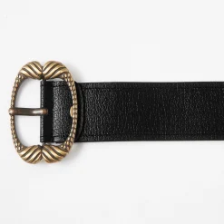 Sieraden En Feestaccessoires|Accessoires En Juwelen<Blancheporte Riem met goudkleurige gesp zwart