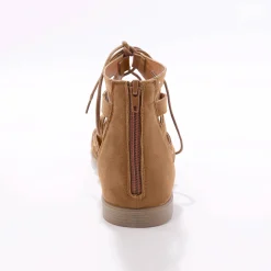 Sandalen En Espadrilles|Schoenen<Blancheporte Romeinse sandalen met strasjes beige