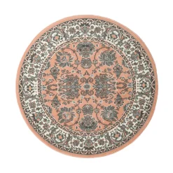 Tapijt<Blancheporte Rond tapijt met Perzisch motief roze