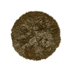 Tapijt<Blancheporte Rond tapijtje met hoge polen taupe