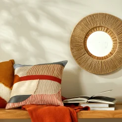 Decoratieartikel<Blancheporte Ronde spiegel in rotan