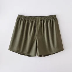 Ondergoed<Blancheporte Ruime boxershort met bladerenprint - set van 3 kaki + marine