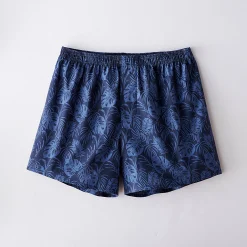 Ondergoed<Blancheporte Ruime boxershort met bladerenprint - set van 3 kaki + marine