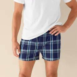 Ondergoed<Blancheporte Ruime boxershort met ingeweven motieven - set van 3 grijs + marine