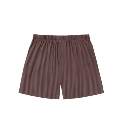 Ondergoed<Blancheporte Ruime, open en effen boxershort - set van 4 roestbruin + bruin + marine