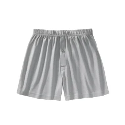 Ondergoed<Blancheporte Ruime, open en effen boxershort - set van 4 grijs + marine