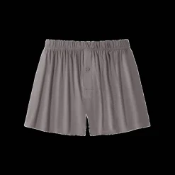 Ondergoed<Blancheporte Ruime, open en effen boxershort - set van 4 zwart + grijs