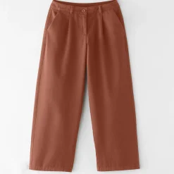 Broek<Blancheporte Ruime, rechte broek, speciaal voor kleine lengtes karamel