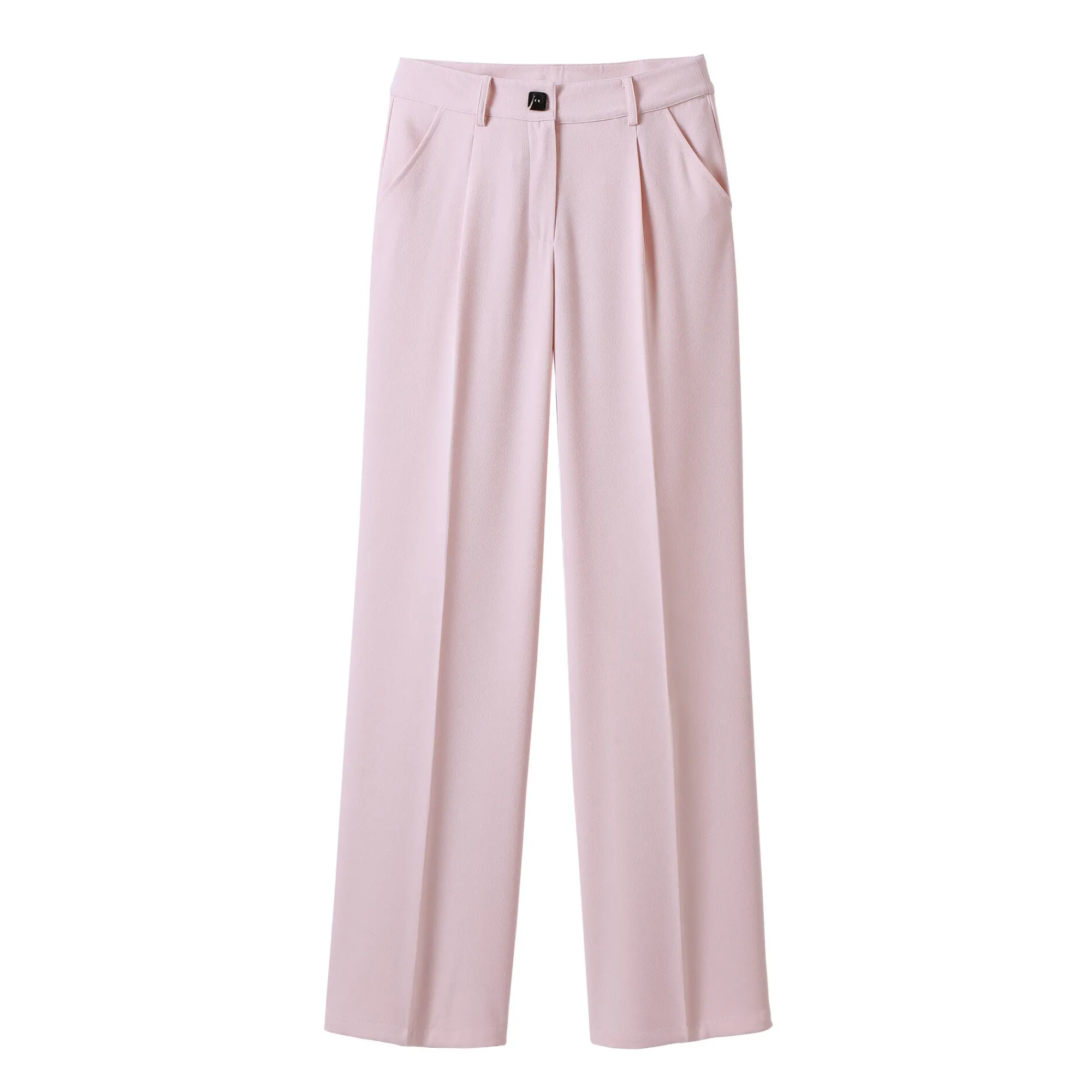 Broek|Jurk<Blancheporte Ruime, soepele broek poederroze