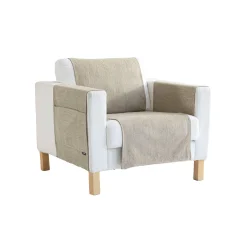 Zitbankhoes<Blancheporte Salonbeschermer in chenillestof beige