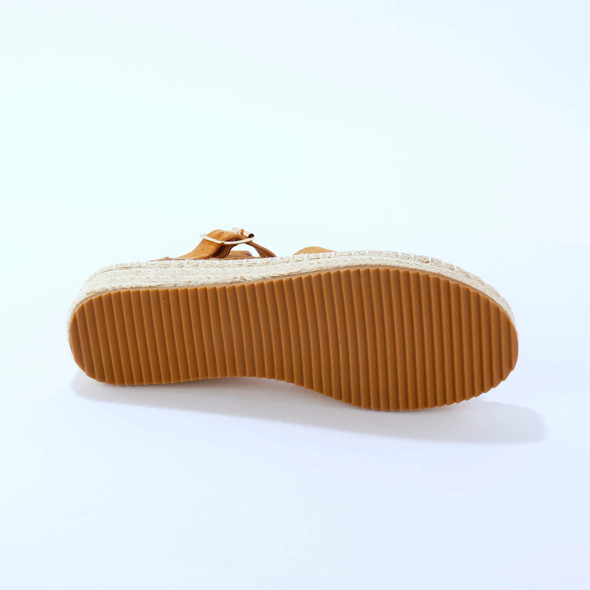 Sandalen En Espadrilles|Schoenen<Blancheporte Sandalen in Romeinse stijl, meerdere riempjes karamel