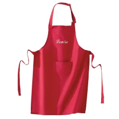 Schorten<Blancheporte Schort voor kinderen, personaliseerbaar rood