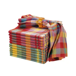 Servet<Blancheporte Servet Madras, geruit - Sets madrasruiten