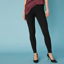 Legging<Blancheporte Set van 2 leggings met elastische taille bronskleur / zwart