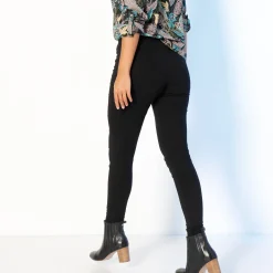Legging<Blancheporte Set van 2 leggings met elastische taille zwart / zwart