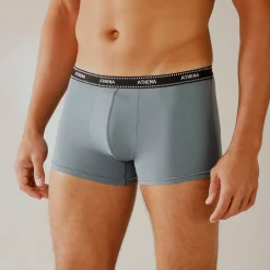 Ondergoed<Athena Set van 3 shorty's, Ecopack ® marine + zwart + grijs