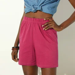 Short<Blancheporte Short met rokje-effect - set van 2 wit / framboos