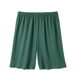 Pyjama En Kamerjas<Blancheporte Short pyjama coton uni donkergroen