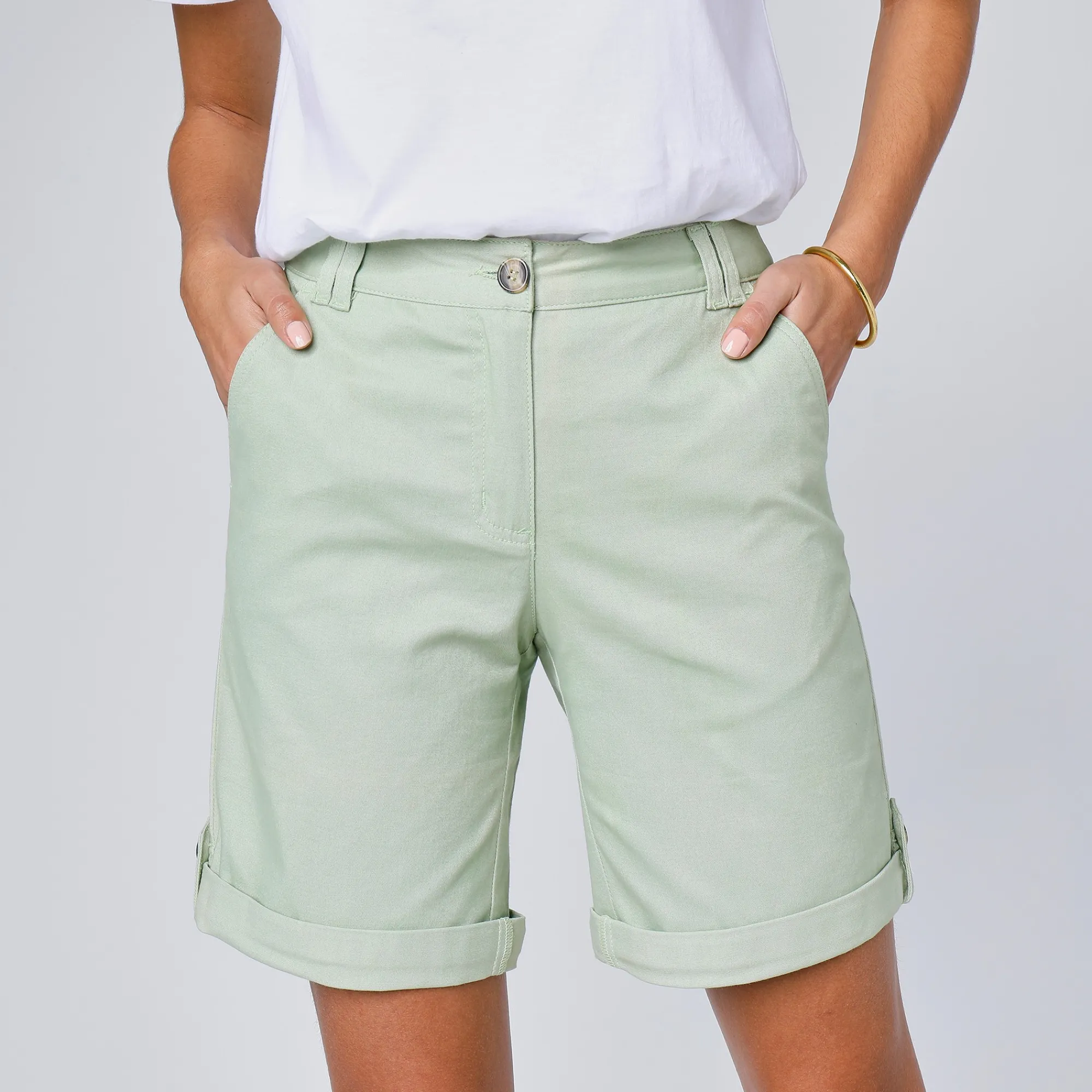 Short<Blancheporte Shortbermuda lichtgroen