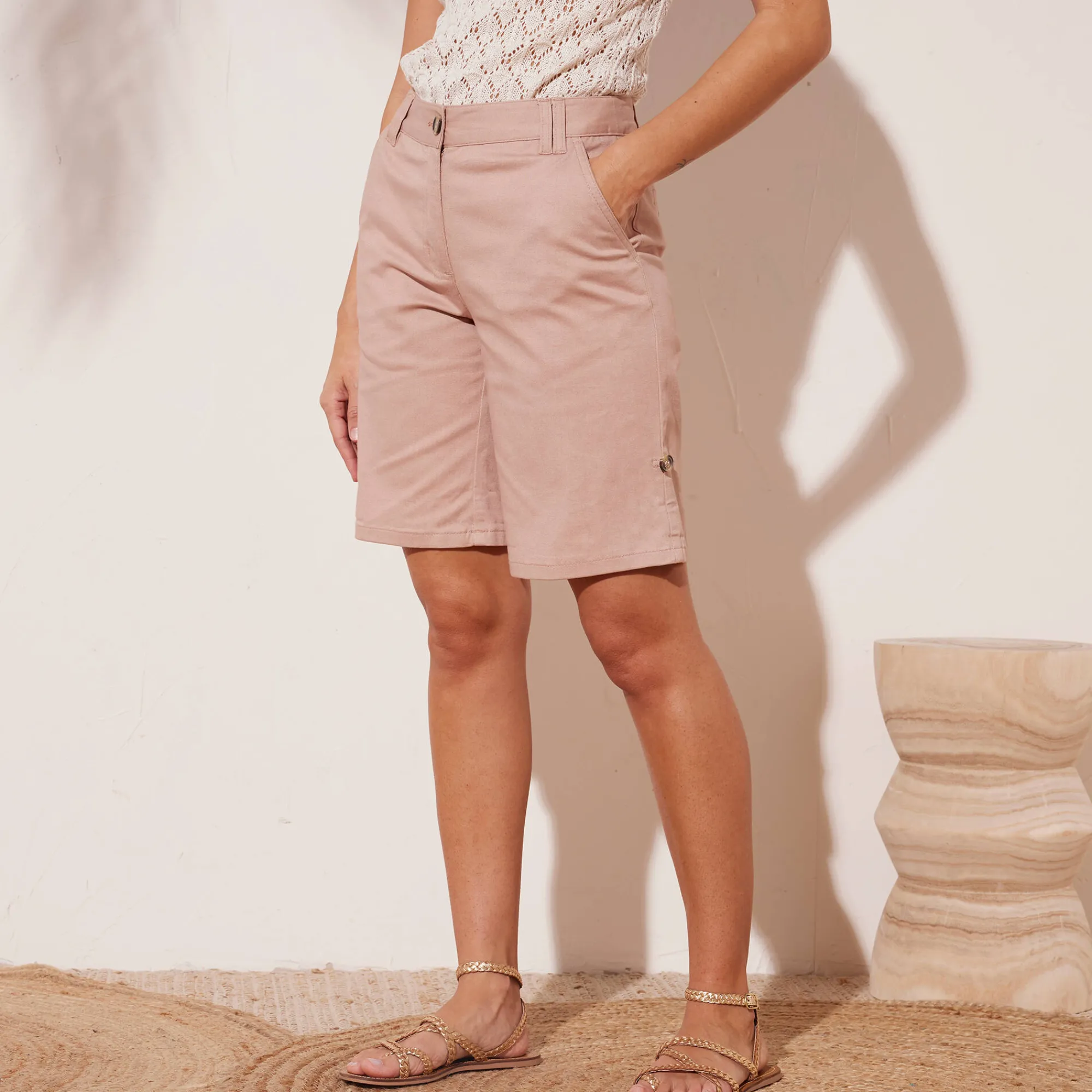 Short<Blancheporte Shortbermuda beige