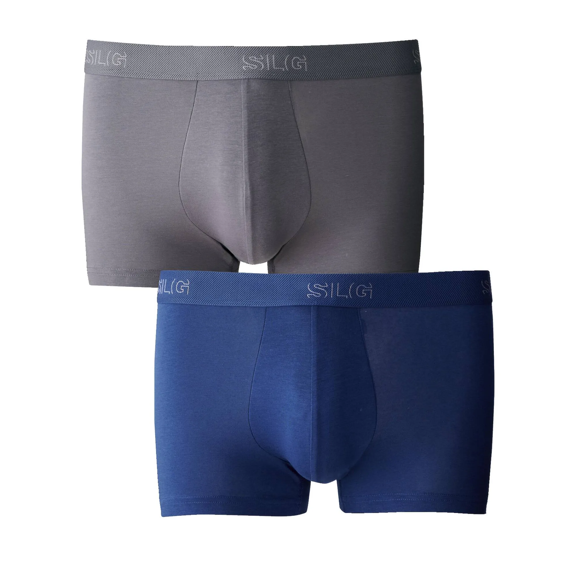 Ondergoed<Sloggi Shorty Base ® - set van 2 blauw + grijs