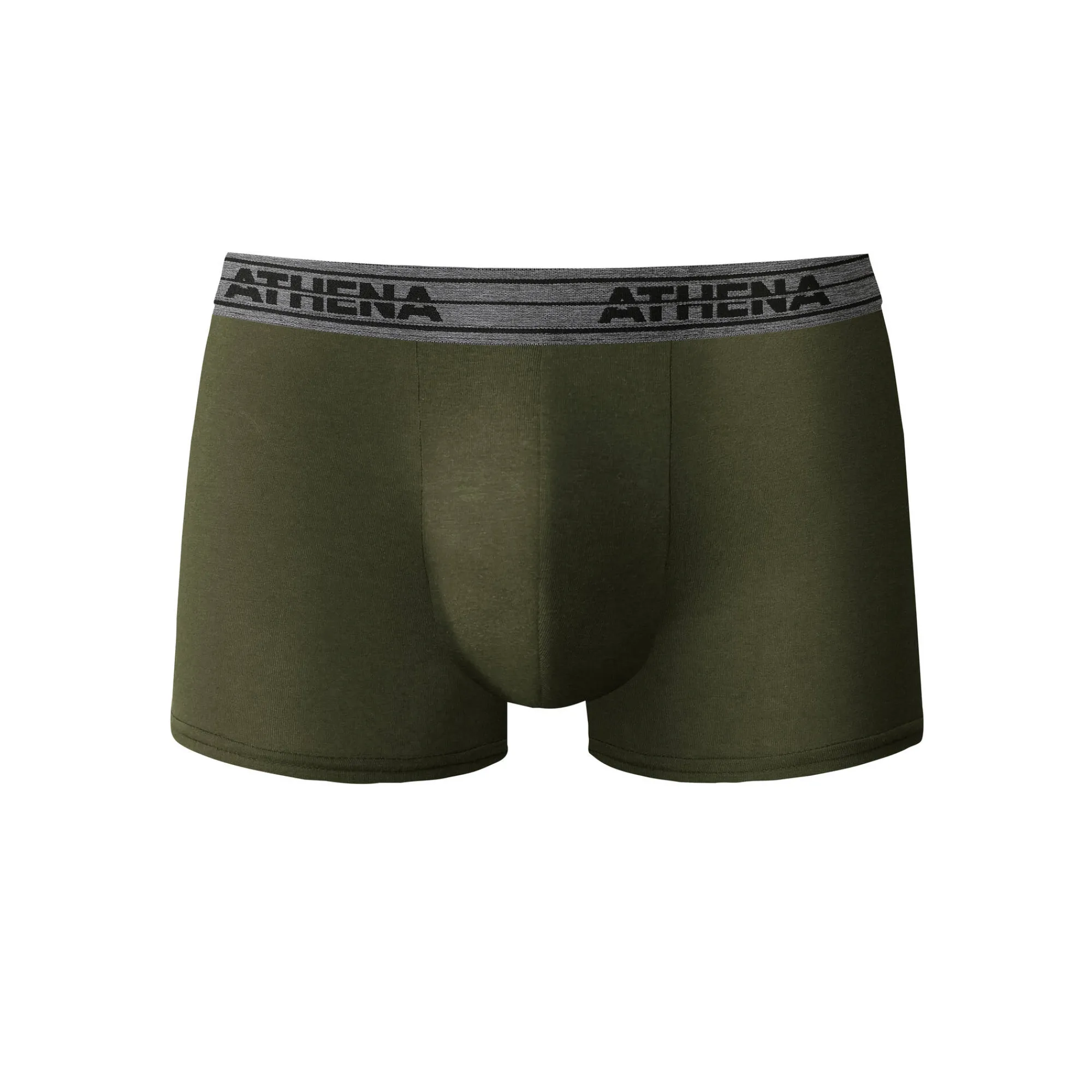 Ondergoed<Athena Shorty Basic Coton - set van 4 zwart + grijs + groen