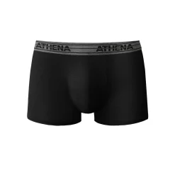 Ondergoed<Athena Shorty Basic Coton - set van 4 zwart + grijs + groen