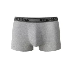 Ondergoed<Athena Shorty Basic Coton - set van 4 zwart + grijs + groen