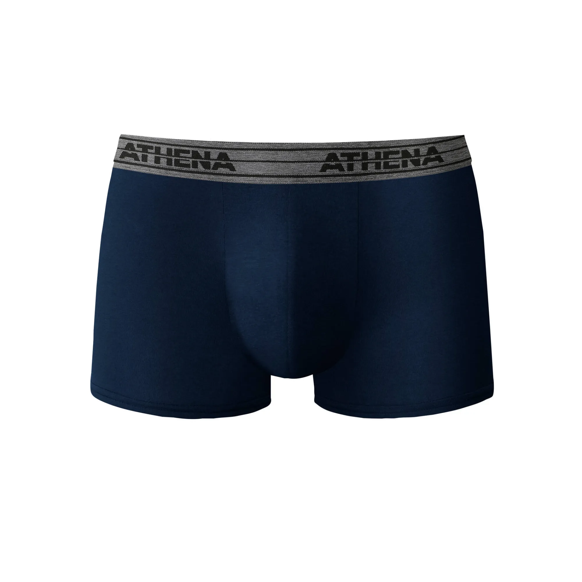 Ondergoed<Athena Shorty Basic Coton - set van 4 zwart + grijs + groen