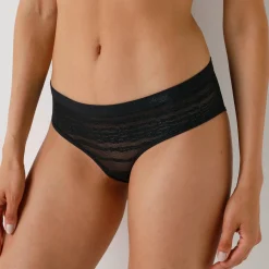 Slip En Shorty<Sloggi Shorty "Free Evolve" in stretchtricot zwart