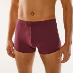 Ondergoed<Blancheporte Shorty in 100% katoen - set van 4 groen + rood + grijs