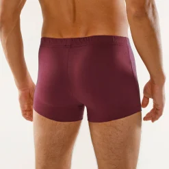 Ondergoed<Blancheporte Shorty in 100% katoen - set van 4 groen + rood + grijs