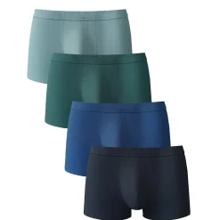 Ondergoed<Blancheporte Shorty in 100% katoen - set van 4 blauw + marine + groen