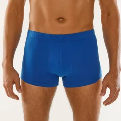 Ondergoed<Blancheporte Shorty in 100% katoen - set van 4 blauw + marine + groen